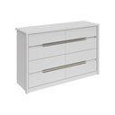 Ver imagem 1 de Cômoda Casal Urban c/ 8 Gavetas Branco - Lopas