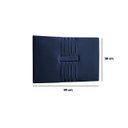 Ver mais imagens de Cabeceira Painel Estofada Nevada Suede Azul Solteiro 90cm para Cama Box