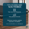 Capa de Colchão Casal Solteiro Box em Malha com Zíper Estilo e Praticidade:preto - 4