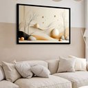 Ver imagem 2 de Quadro Decorativo Minerais Abstrato - 50x70cm:moldura Preta