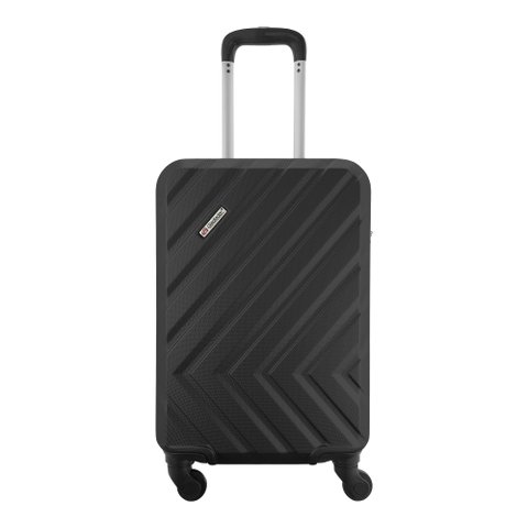 Mala de Viagem Tamanho Bordo 10kg Rodas 360 Gladiador Essential D2mb: Preto