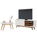 Ver imagem 1 de Conjunto Rack para Tv e Aparador Isabel Off-white Freijo