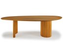 Ver imagem 3 de Mesa de Jantar Fusion com Pés em Madeira Maciça e Tampo em Cinamomo Cor Mel (apenas a Mesa):270x130