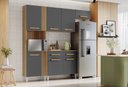 Ver imagem 1 de Cozinha Compacta Juma c/ Balcao - 7 Portas 2 Gavetas