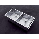 Ver imagem 5 de Cuba Dupla Cozinha Gourmet Pia Aço Inox Moderna Premium Technox