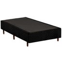 Ver imagem 1 de Cama Box Base Solteiro Universal Rústico Black (88x188x25) - Polar