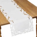 Ver imagem 1 de Caminho Trilho de Mesa Branca 38x165cm Rafimex