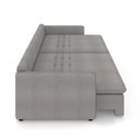 Ver imagem 7 de Sofá Retrátil Reclinável 2 Lugares 154cm Maili Bouclê Cinza K01 - D'rossi