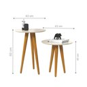 Ver imagem 4 de Jogo Mesas Lateral e Apoio Will Off White