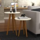 Ver imagem 1 de Jogo Mesas Lateral e Apoio Will Off White