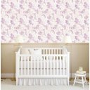 Ver imagem 4 de Papel De Parede Lilas Claro Decorativo Adesivo Lavavel