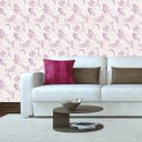 Ver imagem 3 de Papel De Parede Lilas Claro Decorativo Adesivo Lavavel