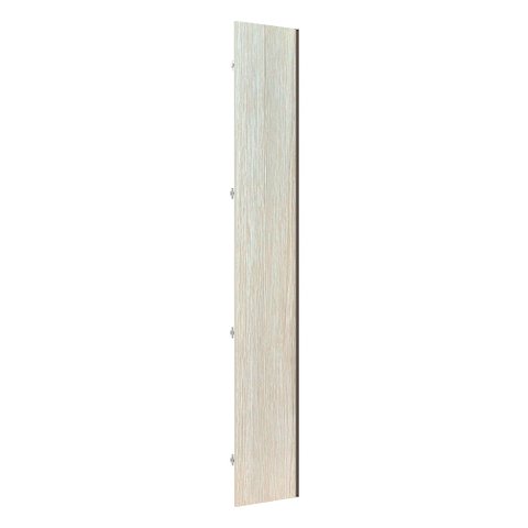 Porta Lateral Closet Individual para Roupeiro 4 Portas com Puxador Perfil Champagne Luciane Móveis