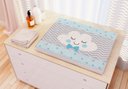 Ver imagem 5 de Kit Berço Enxoval de Bebê Chuva de Amor Azul