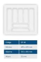 Ver imagem 3 de Divisor de Talheres Og-40 555mm X 495mm Branco