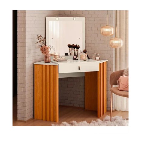 Penteadeira Camarim Glitter Canto - Leartam