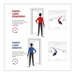 Porta Palheta 210x080 Branco Lado Direita L.25 - Branco - 2