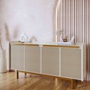 Ver imagem 2 de Balcão Buffet Sala Jantar Dune 4 Portas 1,80m