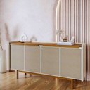 Ver imagem 1 de Balcão Buffet Sala Jantar Dune 4 Portas 1,80m