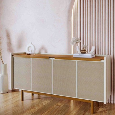 Balcão Buffet Sala Jantar Dune 4 Portas 1,80m