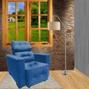 Ver imagem 1 de Poltrona Amamentação E Decoração Veneza Exclusiva Marinho - Aguias Decor Home