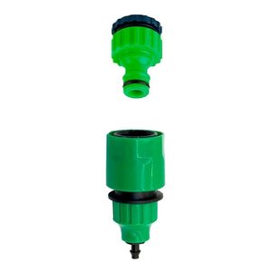 Engate Rápido com Saída para Micro Tubo 4mm + Bico 1/2 - 3/4