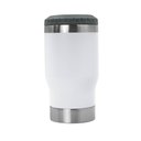 Ver imagem 1 de Copo Térmico Porta Lata Garrafa Long Neck Copo Abridor Branco