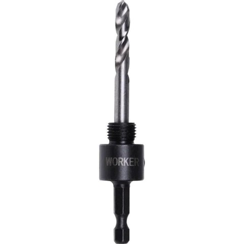 Suporte para Serra Copo 1-4 14 a 30 mm com Broca Piloto Aço Carbono Worker