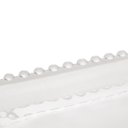 Ver imagem 2 de Travessa Oval de Cristal Pearl Bolinha Transparente 30x15cm Wolff