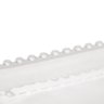 Travessa Oval de Cristal Pearl Bolinha Transparente 30x15cm Wolff - 2