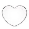 Prato 25cm Cristal Coração Pearl - Wolff - 1