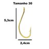 Kit 10 Anzol de Pesca Marine Sports Maruseigo Gold N-30 - 2