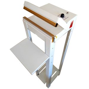 Seladora Pedal 20cm com Temporizador Sela e Corta para Sacos Plásticos