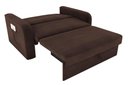 Ver imagem 3 de Sofá Cama Daiane 2 Lugares com Baú Suede Marrom Matrix
