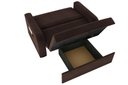 Ver imagem 4 de Sofá Cama Daiane 2 Lugares com Baú Suede Marrom Matrix