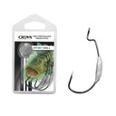 Ver imagem 1 de Kit 5 Anzol Pesca Offset 4/0 Lastreado 2,5G Isca Soft Crown