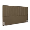 Ver imagem 3 de Cabeceira Estofada King Carla 195cm Linho Marrom