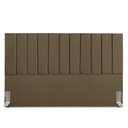 Ver imagem 4 de Cabeceira Estofada King Carla 195cm Linho Marrom