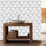 Papel Parede 3d Retangulo Ondulação Autocolante Geometrico - 5