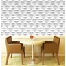Papel Parede 3d Retangulo Ondulação Autocolante Geometrico - 6
