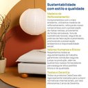 Ver mais imagens de Puff Modular com Pé Bolinha Sôma CabeCasa MadeiraOriginals