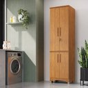 Ver imagem 1 de Armário Multiuso 4 Portas 61,70cm 100% MDF Chianti Espresso Móveis