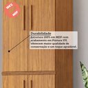 Ver imagem 7 de Armário Multiuso 4 Portas 61,70cm 100% MDF Chianti Espresso Móveis