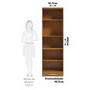 Ver imagem 3 de Armário Multiuso 4 Portas 61,70cm 100% MDF Chianti Espresso Móveis