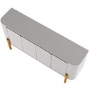 Ver mais imagens de Aparador Buffet para Sala de Jantar Orgânico 4 Portas 160cm Bahia B02 Off White - Lyam Decor