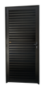 Ver imagem 1 de Porta Veneziana Alumínio 86 Dir Preto Brimak