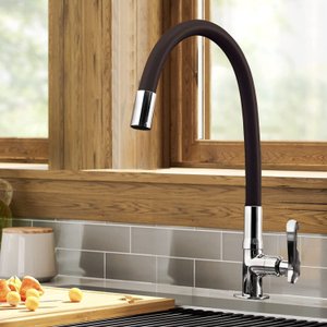 Torneira Flexivel para Cozinha Pia Bancada Mesa Metal Fc-02