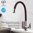 Ver imagem 4 de Torneira Flexivel para Cozinha Pia Bancada Mesa Metal Fc-02