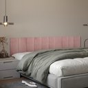 Ver imagem 1 de Kit 10 Placas Cabeceira Modular Estofada Autocolante King - Rosa