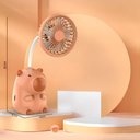 Ver imagem 3 de Mini Ventilador de Mesa e Apontador Formato Capivara